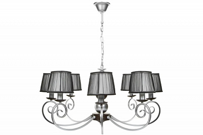 Люстра NNB 8x40 Вт E14 хром/черный 90996 