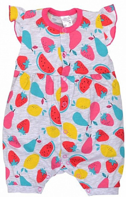 Напівкомбінезон для дівчинки Татошка р.68 сірий меланж 1601261фрк