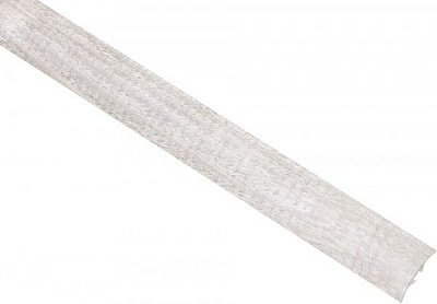 Порожек алюминиевый Броварской алюминиевый завод гладкий скрытый крепеж 28x1800 мм дуб беленый 