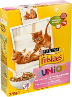 Корм Purina Friskies Junior с курицей молоком и овощами 270 г