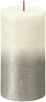 Свеча 130/68 серебристо-белый Bolsius