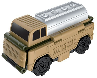 Игрушка-трансформер Transracers 2-в-1 Военная полиция & Автозаправочная станция YW463875-29