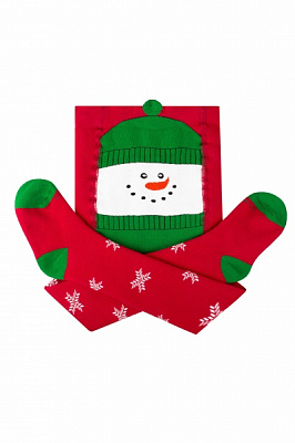 Колготки детские унисекс Duna новогодние 4937р.80-86 красный 