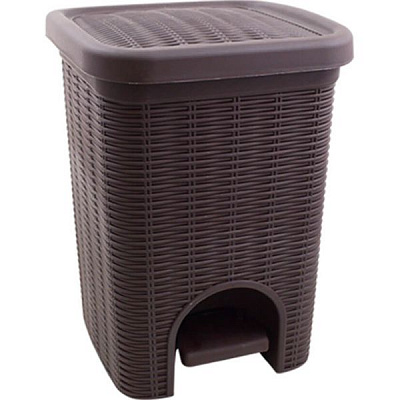 Ведро для мусора Trento Rattan Brown 3 л