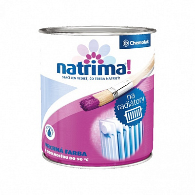 Фарба Chemolak NATRIMA для радіаторів білий мат 0,6л