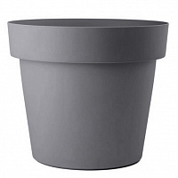 Горщик пластиковий Sanja-Ippi Мелроуз круглий 6 л антрацит 