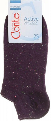 Шкарпетки Conte ACTIVE ультракороткі16С-62СП 085 р. 25 баклажановий 1 шт.