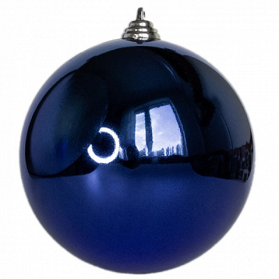 Шар новогодний Девилон 15 см 250812 синий