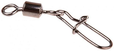 Застібка з вертлюгом Mistrall AM-8331010 12 кг 10 шт. Rolling Swivel/Nice Snap №10