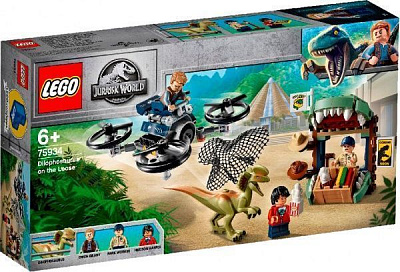 Конструктор LEGO Jurassic World Дилофозавр на волі 75934