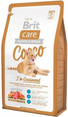 Корм Brit Care Cocco I am Gourmand з качкою та лососем 2 кг