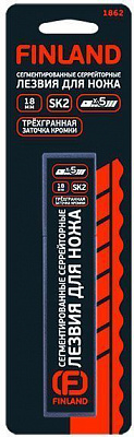 Лезвия сменные Finland сегментированные 18 мм 1862F