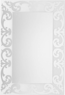 Дзеркало настінне Модена біла фарба 800x1200 мм