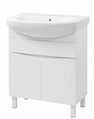 Тумба підлогова Сансервіс Smile New-70 з умивальником RUNA 70