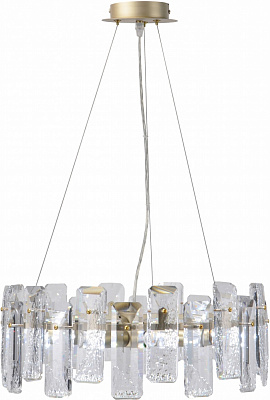 Люстра підвісна Sensio Miami 6x40 Вт E14 прозорий/золото ALB-P00423-E