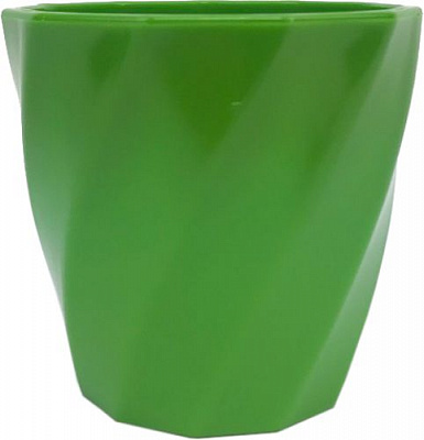 Кашпо Оранжерея Хвиля 65 мм фісташка фігурний 0,2 л