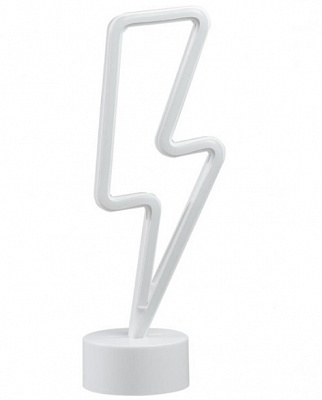 Настільна лампа декоративна Zuma Line LIGHTNING 2 Вт білий
