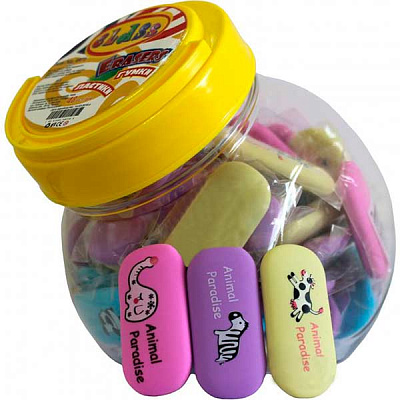 Ластик для карандашей 4971 двухцветная Animals CLASS