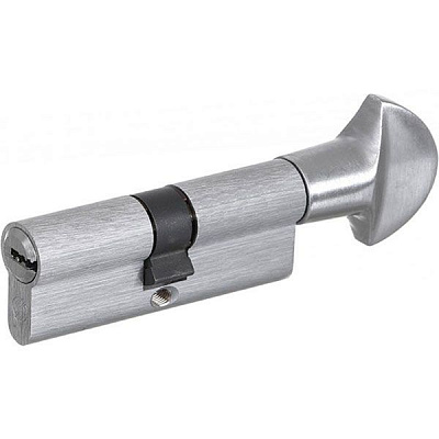 Цилиндр Securemme К2 3200PCS35351X5 35x35 ключ-ключ 72 мм матовый хром