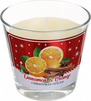 Свічка ароматична Pako-If в склі Tindra Апельсин-Кориця