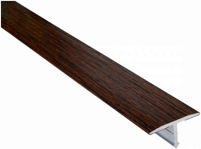 Порожек алюминиевый Mada 20x1250 мм дуб темный 