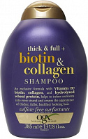 Шампунь Ogx Для позбавленого об'єму і тонкого волосся з біотином і колагеном 385 мл