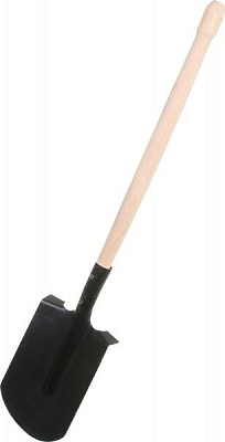 Лопата совковая совковая с черенком-ручкой автомобильная малая
