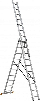 Драбина 3-секційна універсальна Burmaster AL-BL-310 3х10