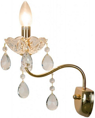 Бра Victoria Lighting Nomi/AP1 1x40 Вт E14 золотий