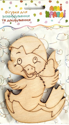 Фигурка для декорирования с фанеры Уточка №13 АпліКраплі 