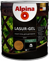 Лазур Alpina Lasur-Gel махагон шовковистий мат 2,5 л