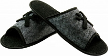 Тапки домашние FX shoes из фетра р. 40-41 серый арт.2022