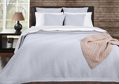 Покривало Lordelo 230x260 см La Nuit сріблястий