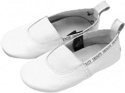 Чешки детские Trinity м-3 белые с резиновой вставкой р.20