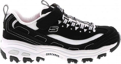 Кроссовки Skechers D'Lites 4.0 237225 BKW р.US 10,5 черно-белый