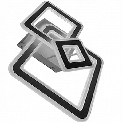 Люстра светодиодная Eurolamp A19 бело-черный LED-LS-180-A19 