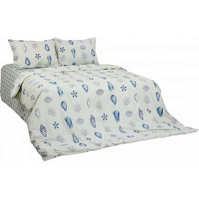 Комплект постільної білизни Мушлі 1,5 бежевий UP! (Underprice)