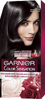 Крем-фарба для волосся Garnier Color Sensation №1.0 ультрачорний 110 мл