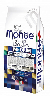 Корм сухой для щенков в период начала прикорма для средних пород Monge Medium Starter курица и рис 15 кг