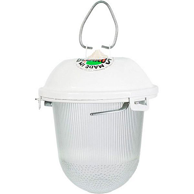 Светильник подвесной 1x100 Вт E27 IP52 белый НСП-02-100-001