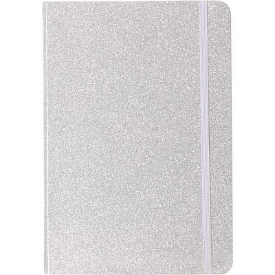 Книга для записей Ningbo А5 96 листов серебряная