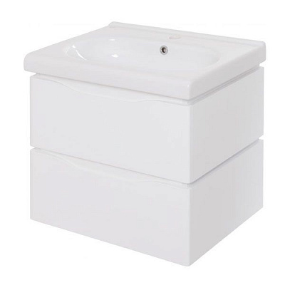 Тумба подвесная Aqua Rodos Венеция 60 с умывальником City 60 