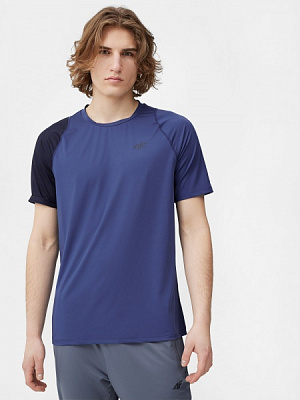 Футболка 4F TSHIRT FNK M452 4FAW23TFTSM452-32S р.2XL синий