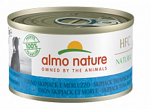 Консерва для усіх порід Almo Nature HFC Dog Natural зі смугастим тунцем і тріскою 95 г
