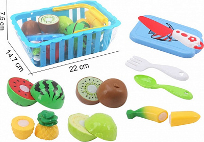 Ігровий набір Luna Kids Фрукти 10 шт OTG0921206