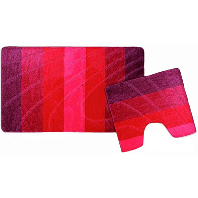 Набор ковриков Vonaldi Colorline Bari Red красный