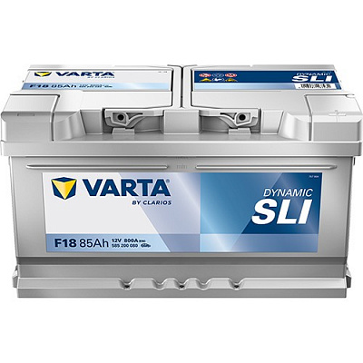 Аккумулятор автомобильный Varta Dynamic SLI F18 85Ah 800A 12V «+» справа (585200080)