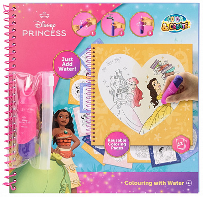 Розмальовка водяна Disney PRINCESS 22,5 X 22,5 CM DP252390