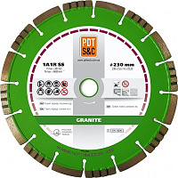 Диск алмазний відрізний PDT 1A1RSS/C3 Turbo GRANITE 230x2,6x22,2 граніт 830600GRu