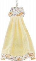 Рушник кухонний Сукня-квіти 34x50 см Zastelli жовтий 